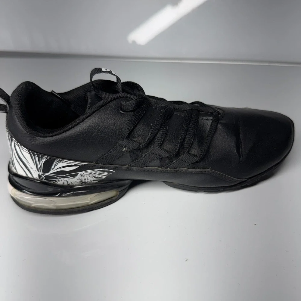 Puma Riaze Prowl Palm Athletic Shoes Sneakers‎ Women's Size 6 Black & White